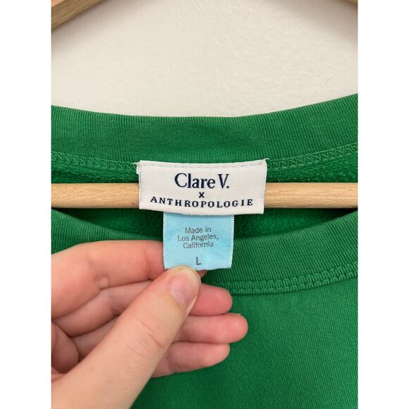 Clare V. for Anthropologie Oui French Paris Colorful Sweatshirt MODIFIED - Large - Picture 6 of 8